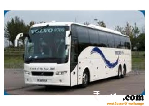 AC Volvo Semi Sleeper Bus on Rent in Kolkata