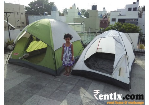 trekking tent/camping tent, trekking equipments on rent