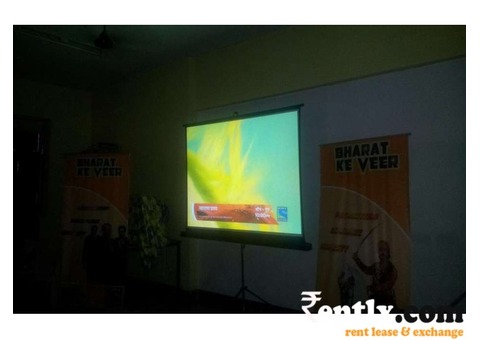 Projector screen on rent in Pune
