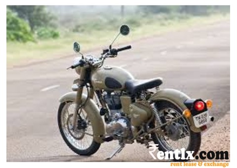 Royal Enfield 500 classic on rent in Manali