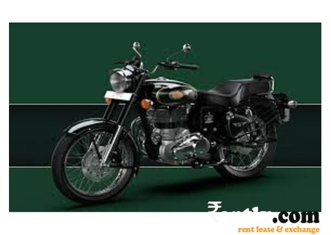 Royal Enfield 500 bullet on rent in Manali