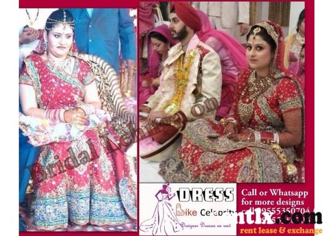 Wedding lehnga available on rent at just Rs 10000 in delhi- shabhyasachi design
