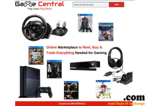Video Game Consoles & Games on Rent