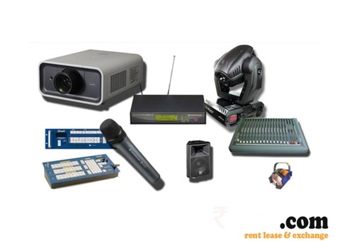 Audio Visual Equipments on Rent Ahmedabad