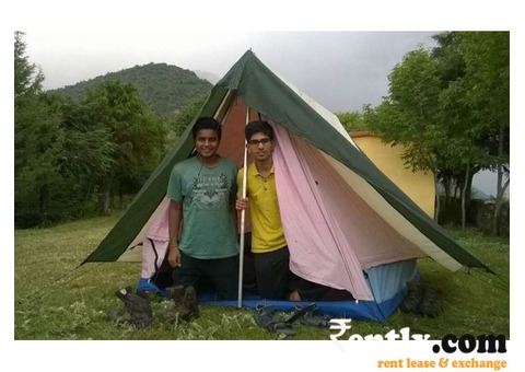 Alpine tent wid extra space for luggage on Rent in Delhi