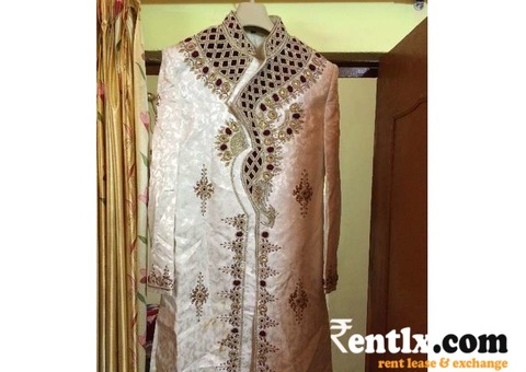 Sherwani with embriodery on Rent in Delhi