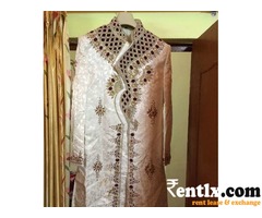 Sherwani with embriodery on Rent in Delhi