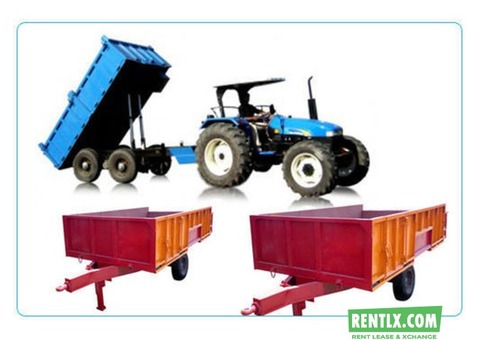 New Tractor and New 12x7 feet Trolley for Rent in Meerut