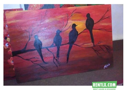 Brown Canvas Paintings on rent in Mumbai