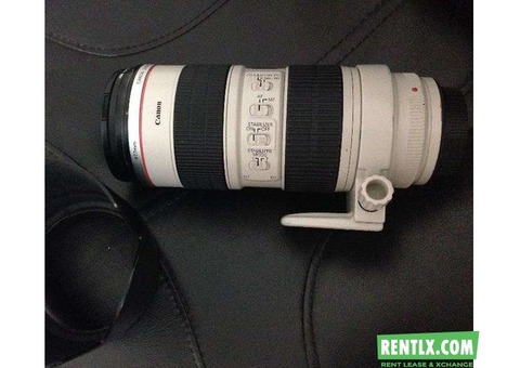 Canon Lens 70 200 2.8 and more For Rent