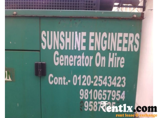 Generator on rent