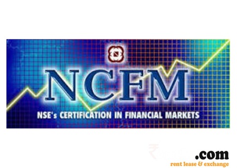 NCFM CERTIFICATE ON RENT 