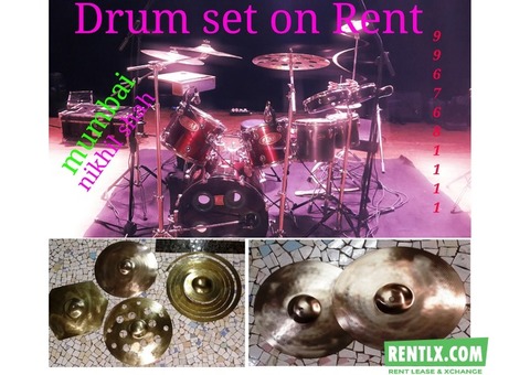 Tama Drum set on rent in Mumbai