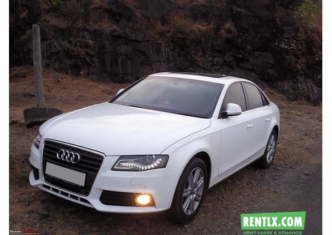 Audi A4 for rent in Trivandrum wedding or personal use