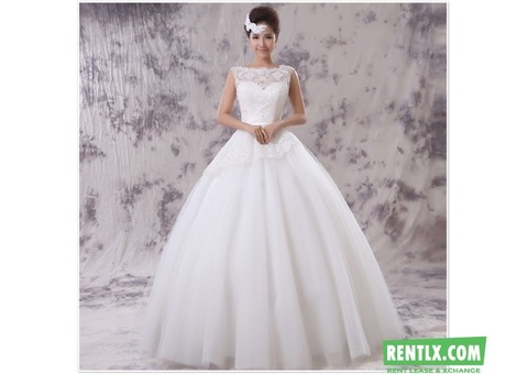 wedding gowns on rent in Banglore