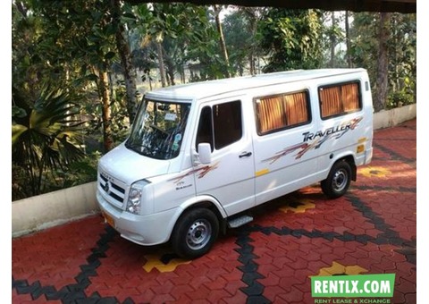 9 Seat A/C Tempo Traveller on Rent