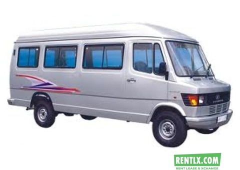 Tempo traveller in Rent