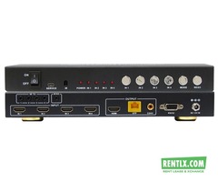 HD HDMI LCD Projectors, LAPTOP and HDMI seamless Switcher on Rent