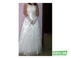 Wedding gown for rent
