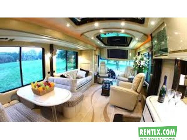 Luxury buses On rent