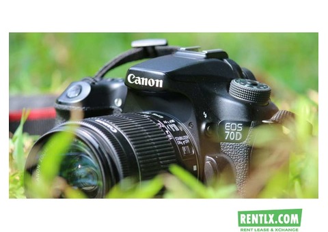 Canon 70D DSLR cameras for rent