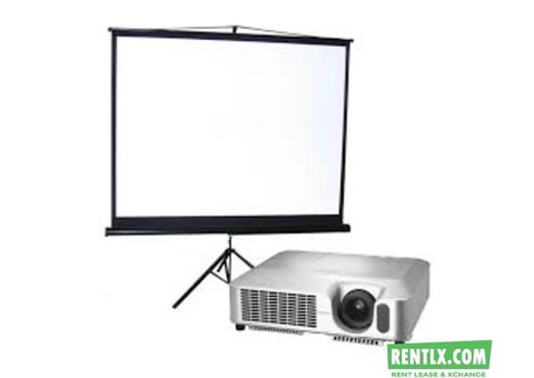 Projector and screen For rent In Surat