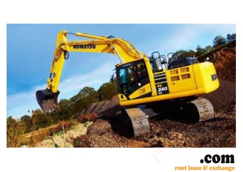 Excavator Komatsu PC 200 is available for rent in Delhi