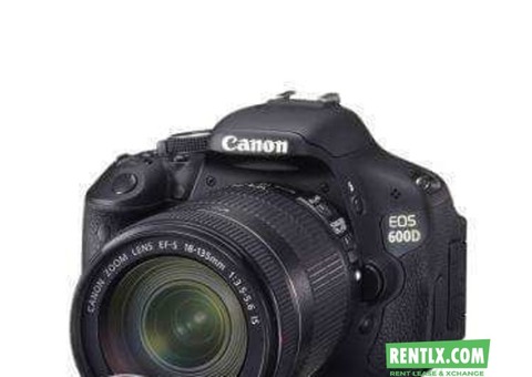 Canon Dslr on rent in Hyderabad