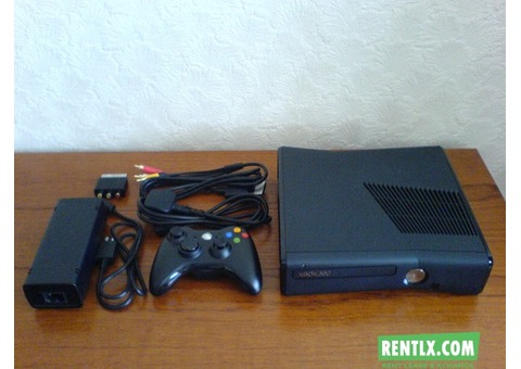 Xbox 360 console with kinect and games on Hire