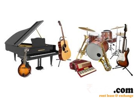 Music instrument on rent in Bangalore