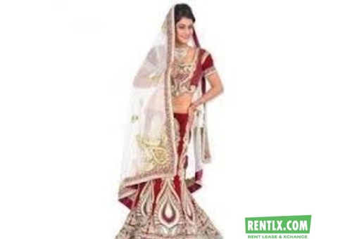 Bridal Lehanga for rent in Bangalore