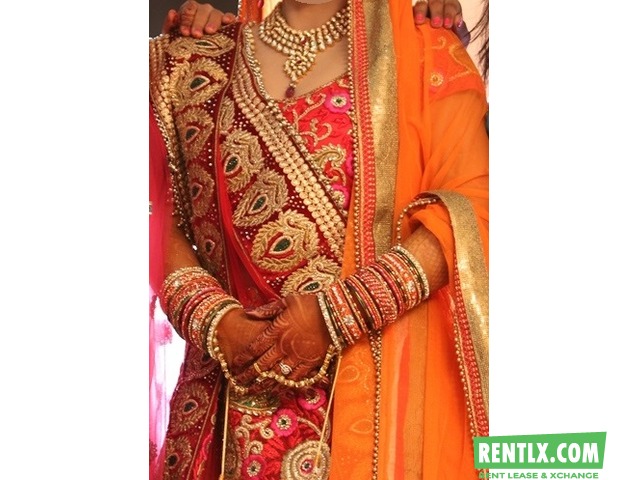 Bridal designer traditional Lehenga on Rent in Delhi