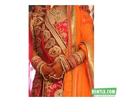 Bridal designer traditional Lehenga on Rent in Delhi