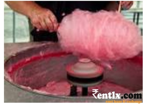 Candy floss and popcorn machine on rent in noida