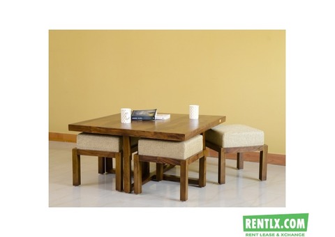Belle Coffee Table Set On Hire in Delhi