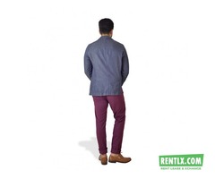 Blue casual blazer on Rent in Bangalore