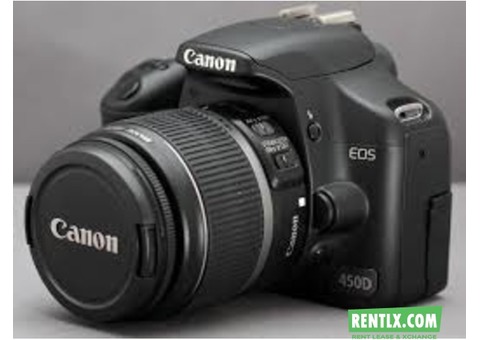 Canon 450d Camera on Rent in Chandigarh