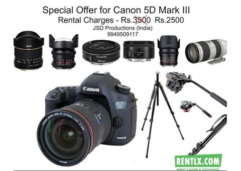 Camera for Rent in Hyderabad