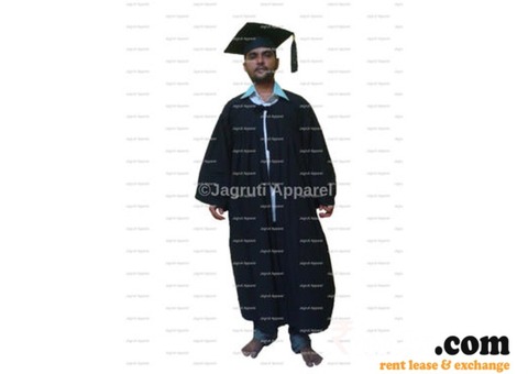 Graduation gowns on rent