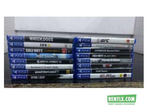 Sony PlayStation ps4 games DVD rent in Chennai