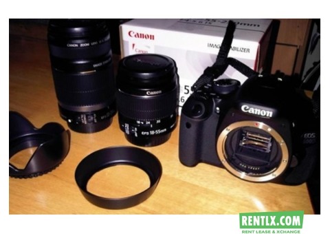 DSLR Canon Camera and Lens on Rent in Delhi