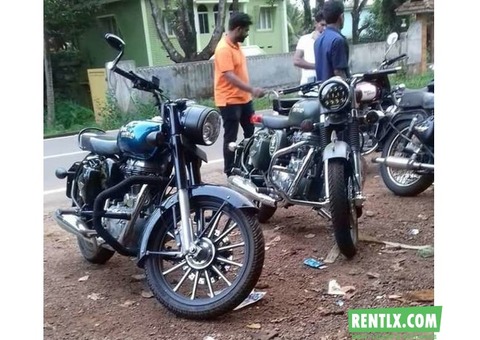 Royal Enfield Classic on Rent in Delhi