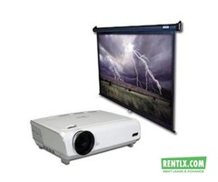 Projector and Screen for rent in Hyderabad