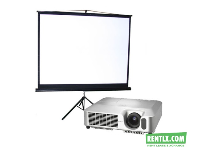 Projector and Screen for rent in Hyderabad