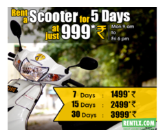 Scooty on Rent in Bangalore