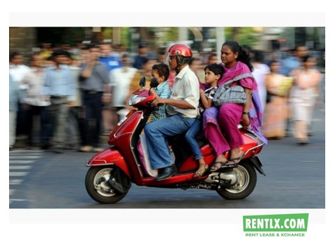 Scooter rental Service in Delhi