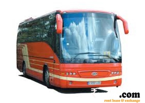 AC Deluxe Bus Rentals and Van & Tempo Traveller on rent in Hyderabad