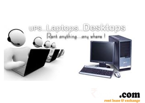 Laptops and Desktop on Rent in Chennai