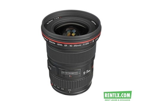 Canon EF 16-35mm f/2.8L USM Les on Rent in Bangalore