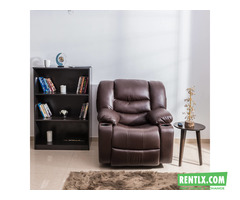 Single Seater Leather Recliner Sofa on Rent in Hyderabad